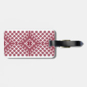 Gepersonaliseerd monogram noordse Oostzeeklantaarn Bagagelabel (Achterkant horizontaal)