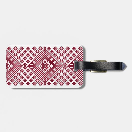 Gepersonaliseerd monogram noordse Oostzeeklantaarn Bagagelabel (Achterkant horizontaal)