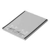 Gepersonaliseerd monogram : Notitieblok (Linkerzijde)