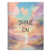 "Gepersonaliseerd Monogram Notitieboek (Voorkant)