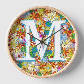 Gepersonaliseerd monogram of naam Floral Patroon (Voorkant)