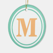 Gepersonaliseerd monogram Ornament (Links)