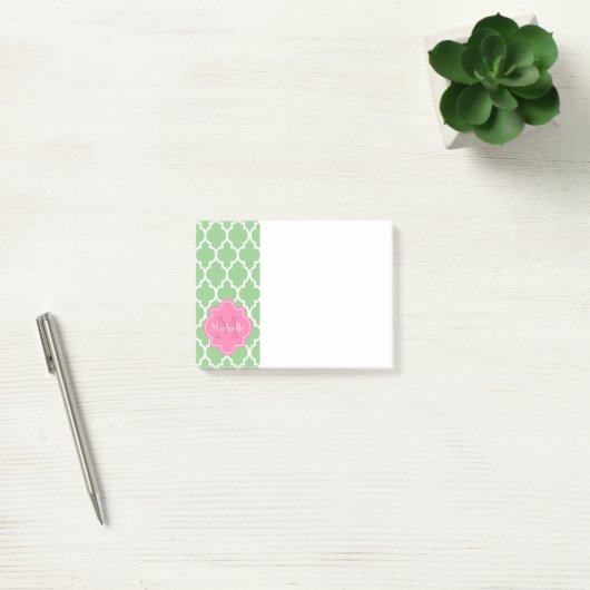 Gepersonaliseerd monogram post-it® notes (Kantoor)