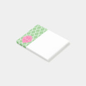 Gepersonaliseerd monogram post-it® notes (Schuin)