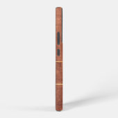 Gepersonaliseerd monogram rustiek koper samsung galaxy hoesje (Rechterkant)