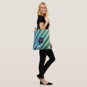 Gepersonaliseerd monogram schouder Tas – Abstract (Op model)
