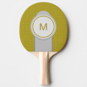 Gepersonaliseerd monogram tafeltennisbatje (Voorkant)