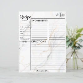 Gepersonaliseerd monogram uit de keuken van.. Rece