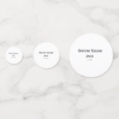 gepersonaliseerd monogram voeg jouw naam bruiloft  confetti (Voorkanten)