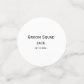 gepersonaliseerd monogram voeg jouw naam bruiloft  confetti (Kleine voorkant)