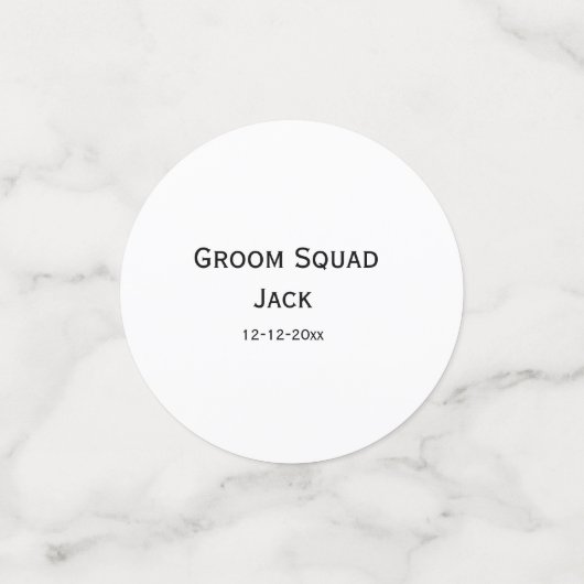 gepersonaliseerd monogram voeg jouw naam bruiloft  confetti (Kleine voorkant)