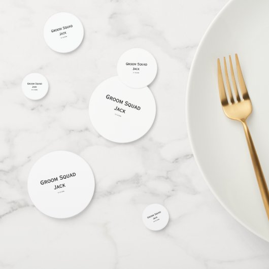 gepersonaliseerd monogram voeg jouw naam bruiloft confetti (Groep)