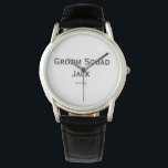 gepersonaliseerd monogram voeg jouw naam bruiloft  horloge<br><div class="desc">ontwerp</div>