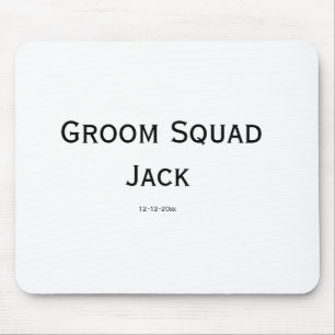 gepersonaliseerd monogram voeg jouw naam bruiloft muismat