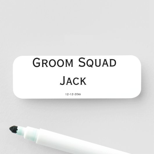 gepersonaliseerd monogram voeg jouw naam bruiloft  naamplaatje (In situ)