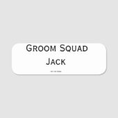 gepersonaliseerd monogram voeg jouw naam bruiloft  naamplaatje (Voorkant)