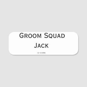 gepersonaliseerd monogram voeg jouw naam bruiloft  naamplaatje