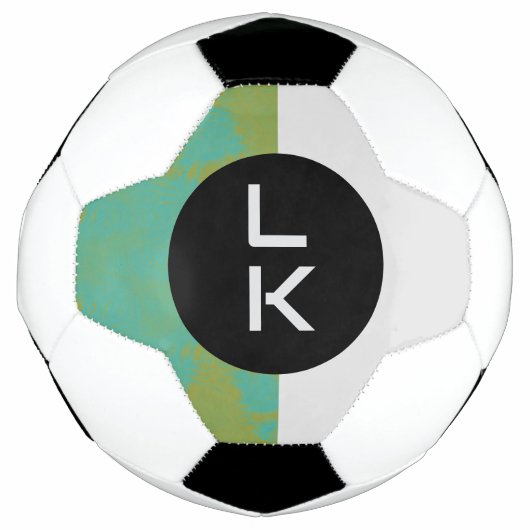 Gepersonaliseerd monogram Voetbal (Voorkant)