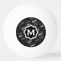 Gepersonaliseerd monogram voor 40e verjaardag van