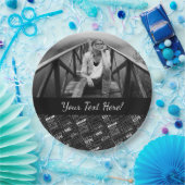 Gepersonaliseerd monogram voor 45e verjaardag van papieren bordje (Feest)