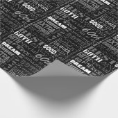 Gepersonaliseerd monogram voor 60e verjaardag van cadeaupapier (Hoek)