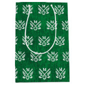 Gepersonaliseerd Monogrammed Golf Medium Cadeauzakje (Voorkant)