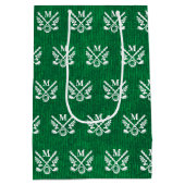 Gepersonaliseerd Monogrammed Golf Medium Cadeauzakje (Achterkant)