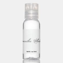 Gepersonaliseerd monogramscript in platte tekst