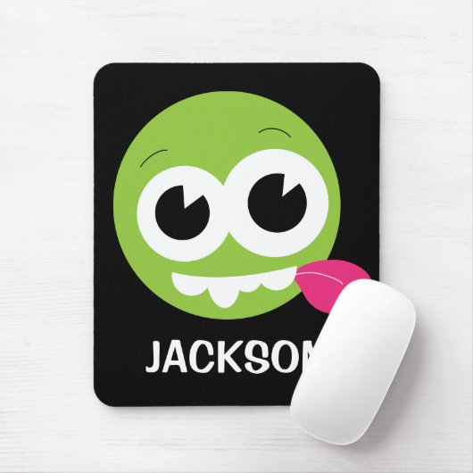Gepersonaliseerd monster Mousepad voor kinderen Muismat (Met muis)