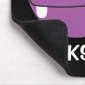 Gepersonaliseerd monster Mousepad voor kinderen Muismat (Hoek)
