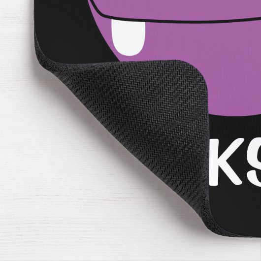 Gepersonaliseerd monster Mousepad voor kinderen Muismat (Hoek)