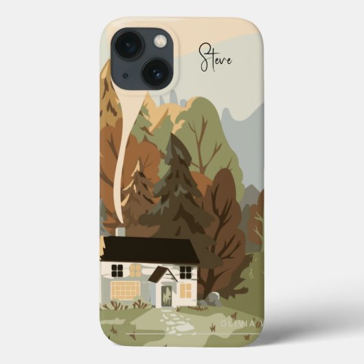 Gepersonaliseerd mooi landschap Case-Mate iPhone case (Achterkant)