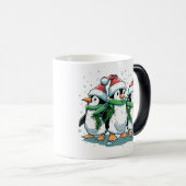 Gepersonaliseerd Mooi script voor Kerstmis Magische Mok (Voorkant rechts)