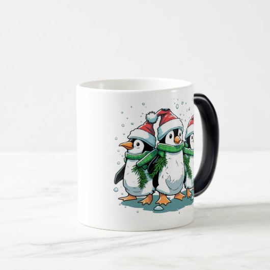 Gepersonaliseerd Mooi script voor Kerstmis Magische Mok (Voorkant rechts)