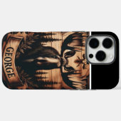 Gepersonaliseerd Moose Wood Case-Mate iPhone Case (Achterkant (horizontaal))