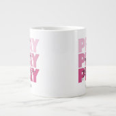 Gepersonaliseerd Motivatie bidden over alles Grote Koffiekop (Voorkant)