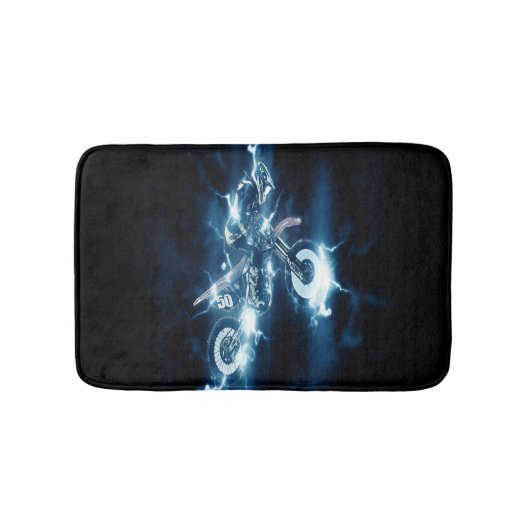 Gepersonaliseerd Motocross Badmat (Voorkant)