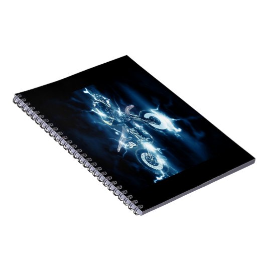 Gepersonaliseerd Motocross Notitieboek (Rechterzijde)
