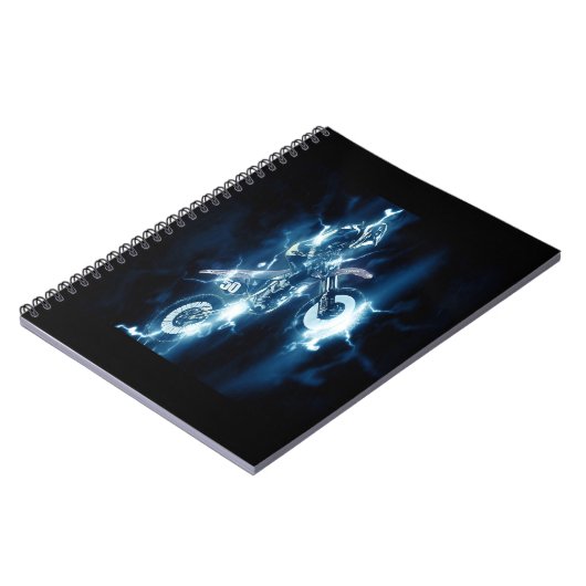 Gepersonaliseerd Motocross Notitieboek (Linkerzijde)