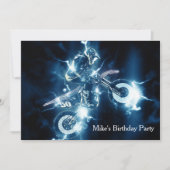 Gepersonaliseerd Motocross-uitnodiging Kaart (Voorkant)