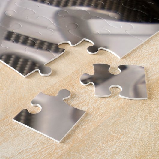 Gepersonaliseerd motor legpuzzel (Zijkant)