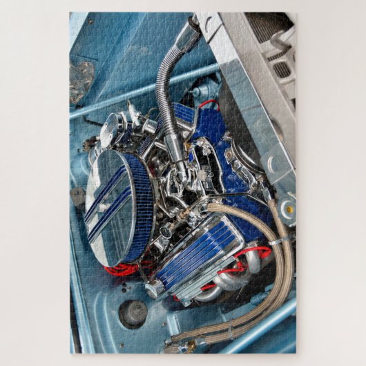 Gepersonaliseerd motor legpuzzel (Verticaal)