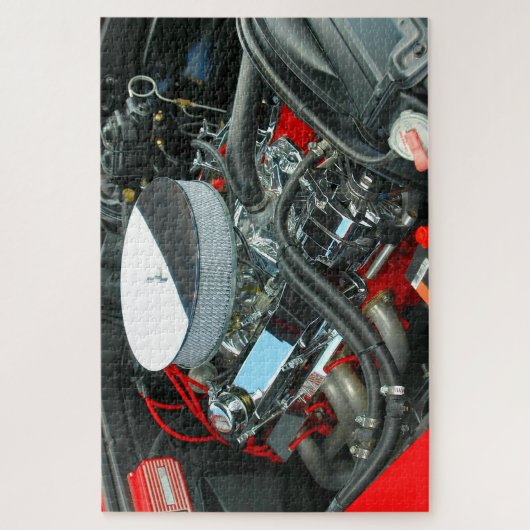 Gepersonaliseerd motor legpuzzel (Verticaal)