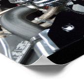 Gepersonaliseerd motor poster (Hoek)