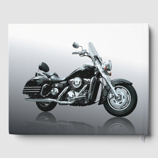 Gepersonaliseerd motorfietMemorial Gastenboek (Achterkant)