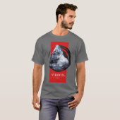 Gepersonaliseerd mountain Gorilla-ontwerp. T-shirt (Voorkant volledig)