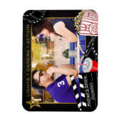 Gepersonaliseerd Movie Star Lijst Magneet (Verticaal)