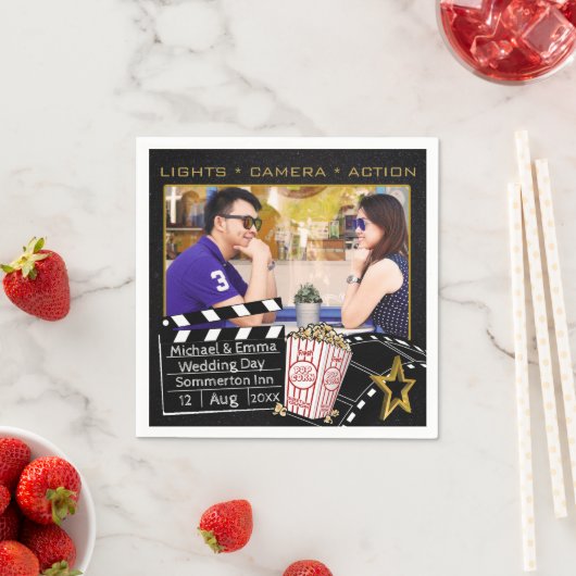 Gepersonaliseerd Movie Star Lijst Servet (Insitu)