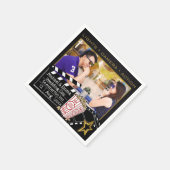 Gepersonaliseerd Movie Star Lijst Servet (Hoek)