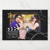 Gepersonaliseerd Movie Star Lijst Voedselcontainer Etiket (Enkel label)